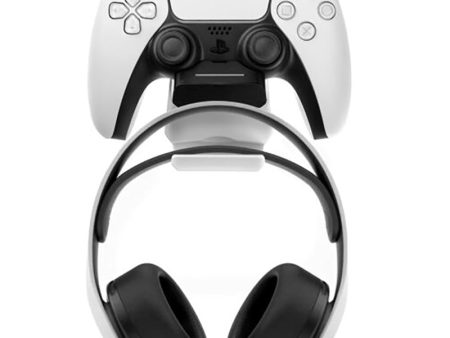 Hængende Opladningsdock til PS5 Controller   Headset - Console- eller Wall Mount - Sort   Hvid Online Sale