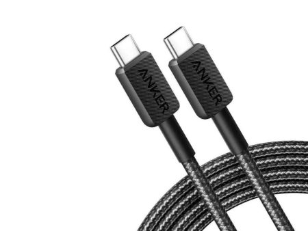 Anker 310 USB-C - USB-C Kabel 240W m. Nylon 1.8 Meter - Sort Sale