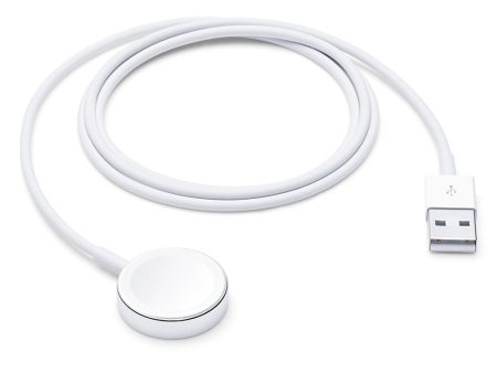 Original Apple - Apple Watch Magnetisk Opladerkabel 1m - Hvid Hot on Sale