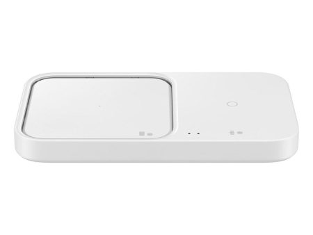 Original Samsung DUO Wireless Pad 15W Trådløs Qi Oplader - Hvid Online now