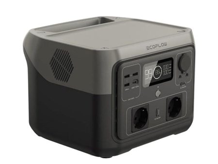 Ecoflow River 2 Max 500W Power Station 512 Wh - Grå on Sale