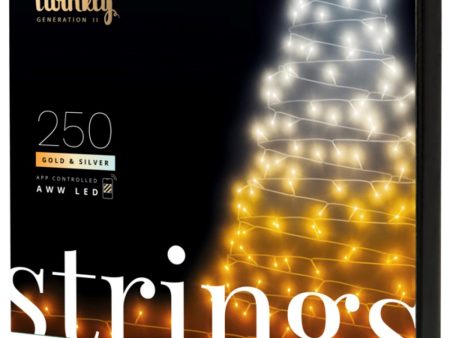 Twinkly 250-Led AWW 20m Lyskæde - Sort ledning Online