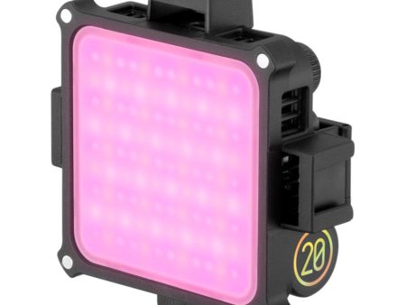 Zhiyun LED Fiveray M20C (RGB) Videolys m. Magnetisk Forlængerbeslag - Sort on Sale