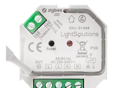 Light Solutions - Mini ZigBee Afbryder - 200W - Hvid Discount