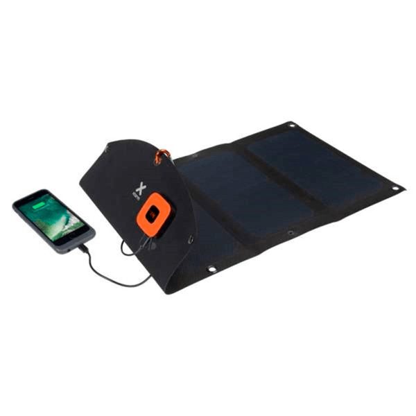 Xtorm Extreme SolarBooster Foldbar Solcelle Oplader 21W m. USB-A & USB-C - Sort Online now