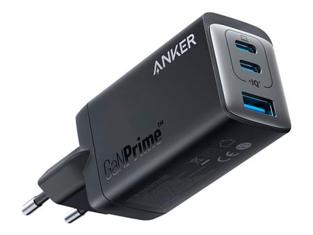 Anker 735 65W Vægoplader m. 1 x USB-A & 2 x USB-C - Sort Online