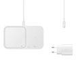 Original Samsung DUO Wireless Pad 15W Trådløs Qi Oplader - Hvid Online now