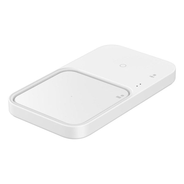 Original Samsung DUO Wireless Pad 15W Trådløs Qi Oplader - Hvid Online now