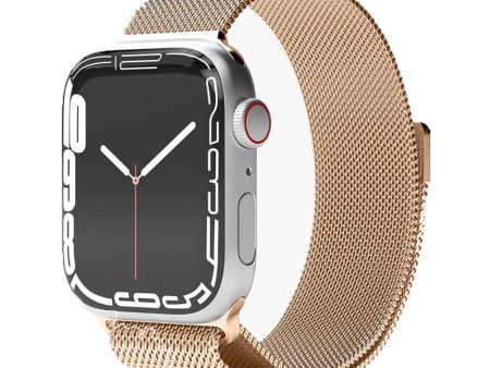 Apple Watch (38 40 SE 41 42mm) Vonmählen Milanese Loop Rustfrit Stål Rem - Rose Gold Cheap