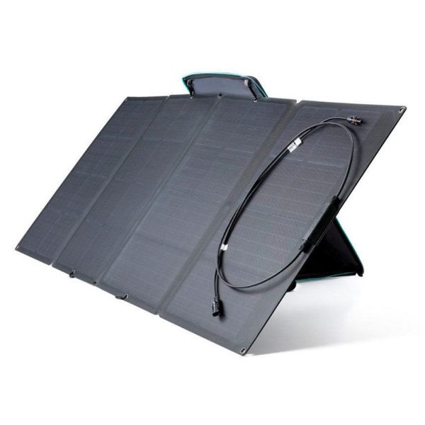 Ecoflow 110W Transportabel Solcellepanel - Sort For Cheap