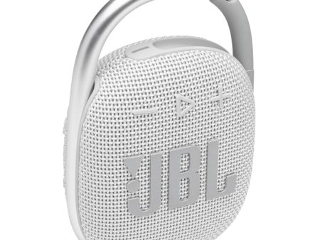 JBL CLIP 4 Trådløs Bluetooth Højtaler m. Karabinhage - Hvid Fashion