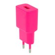 Setty 12W Vægoplader m. USB-A - Pink Online now