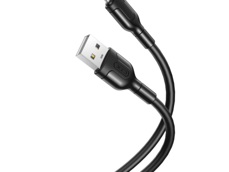 XO USB-A til Lightning Kabel 1m - Sort Discount