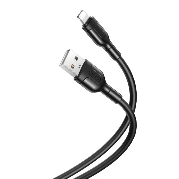 XO USB-A til Lightning Kabel 1m - Sort Discount