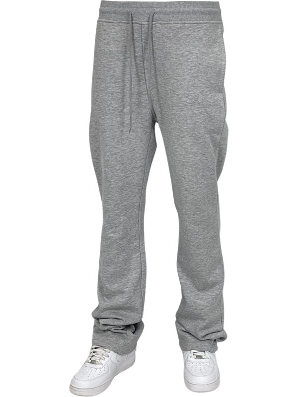 BT-BTF24007-Solid Stack Fleece Pants Fashion