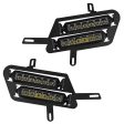 Dual Wide 8  LED Headlights for Honda Pioneer 500 Fashion