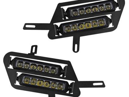 Dual Wide 8  LED Headlights for Honda Pioneer 500 Fashion