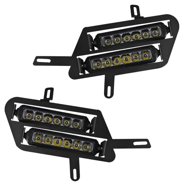 Dual Wide 8  LED Headlights for Honda Pioneer 500 Fashion