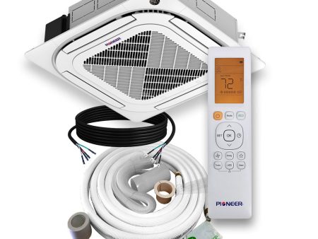 Pioneer® Multi Zone 24,000 BTU Quantum Series Ceiling Cassette Indoor Section Split Inverter++ Air Conditioner Heat Pump 230V For Cheap