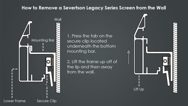 Severtson 2.39:1 Legacy Series Fixed Frame Screens Cheap