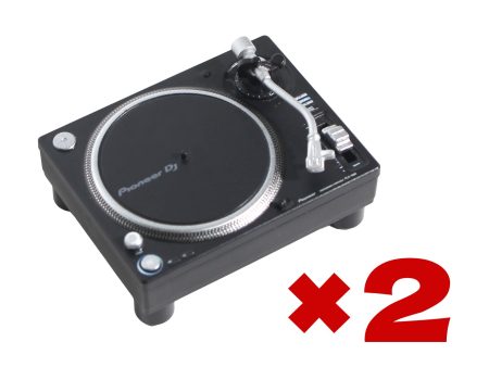 2SET OF PIONEER MINIATURE TURNTABLE PLX-1000 Professional direct drive turntable For Sale