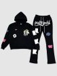 KLP-KF6930SET-3D Print & Patch FLC Hoodie Set Hot on Sale