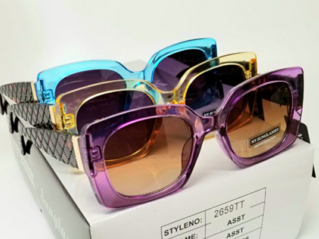 2659TT-Sunglasses (12 Asst Pieces Per Box) For Sale