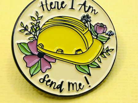 *** CLEARANCE *** Here I am Send Me ! Enamel Pin For Sale