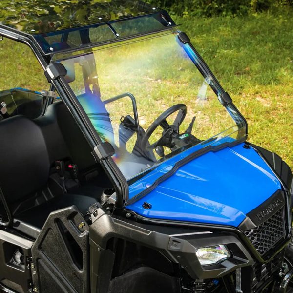 Scratch Resistant Full Windshield for Honda Pioneer 500 and 520 For Cheap