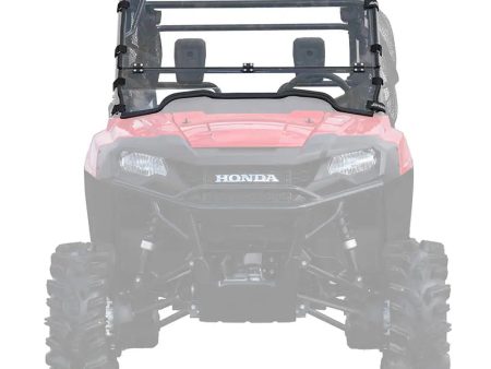 Scratch Resistant Flip Down Windshield for 2014+ Honda Pioneer 700 For Cheap