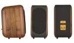 Chario Bookshelf Speakers Nobile Walnut Fashion