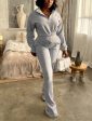 TP3250+TT8510P - FLEECE CROP TOP & STACK PANTS SET Supply