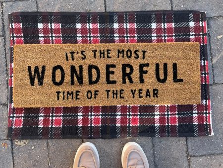 Wonderful Time of the Year Jute Rug Cheap