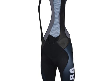 Silver Bib Short - USA Cycling Hot on Sale