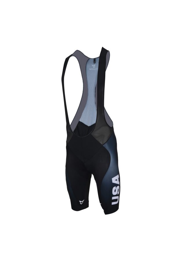 Silver Bib Short - USA Cycling Hot on Sale