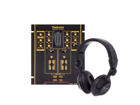 TECHNICS SH-DJ1200×EAH-DJ1200【MINIATURE MIXER AND HEADPHONE】テクニクス ミニチュアミキサー＆ヘッドフォンのセット on Sale