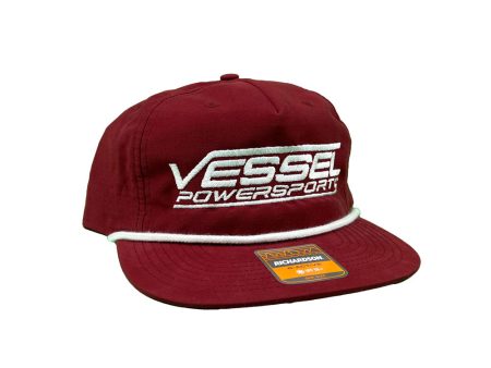 Vessel Powersports Flat Bill Rope Hat Online Hot Sale