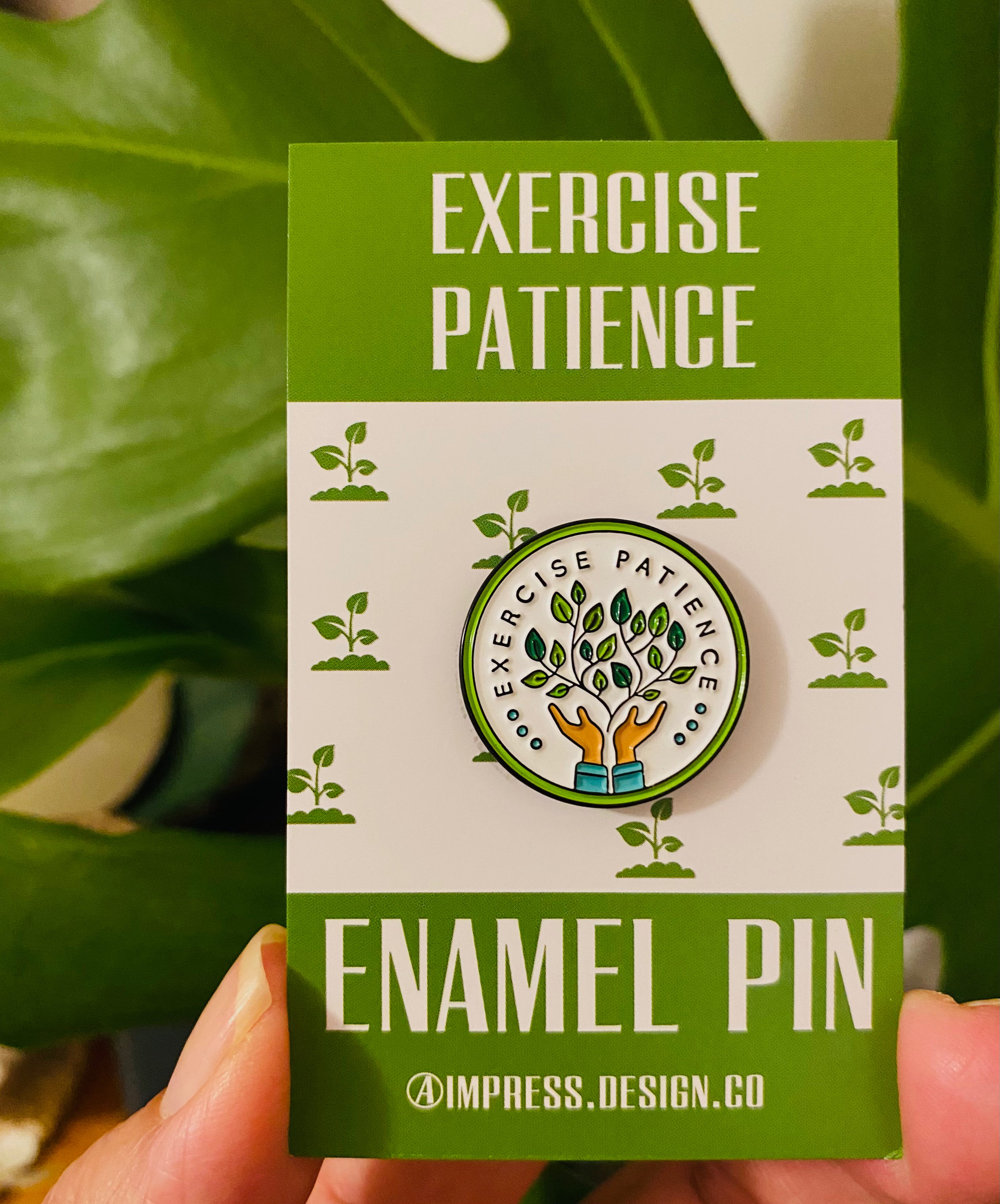 *** CLEARANCE *** EXERCISE PATIENCE PIN Discount