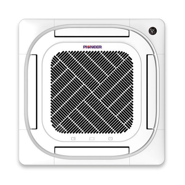 Pioneer® 48,000 BTU 18.5 SEER2 8-Way Slim Cassette Mini-Split Air Conditioner Heat Pump System Full Set 230V For Sale