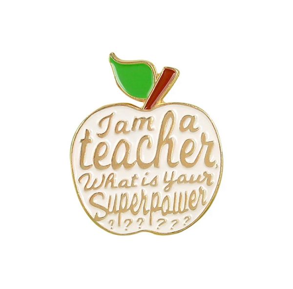 ***CLEARANCE*** I AM A TEACHER WHAT IS YOUR SUPER POWER ? Enamel Pin Online now