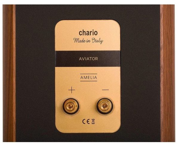 Chario Floorstanding Speakers Amelia Walnut on Sale