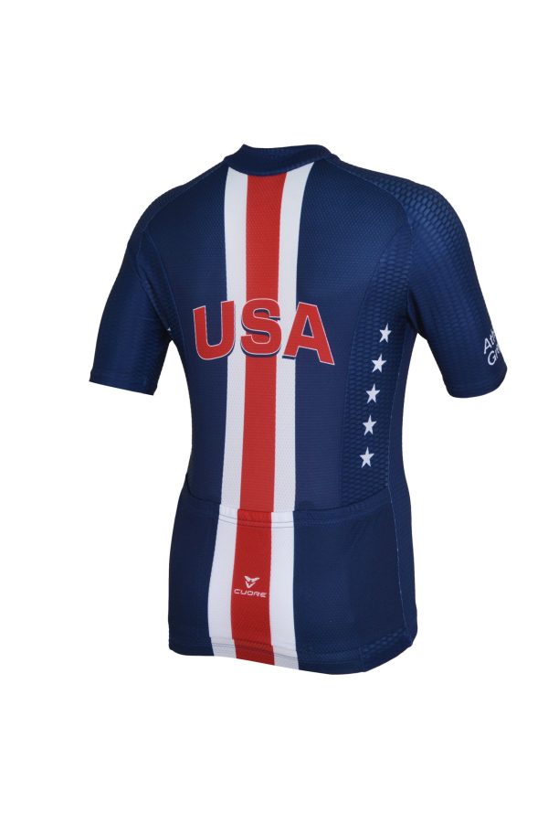 Silver Race Jersey 2.0 - USA Cycling Fashion