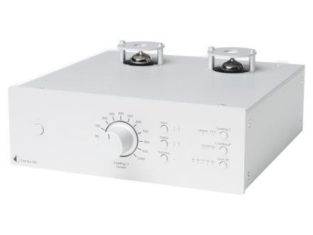 Pro-Ject Tube Box DS2 Phono Pre Amp - Silver with Walnut Panels Online