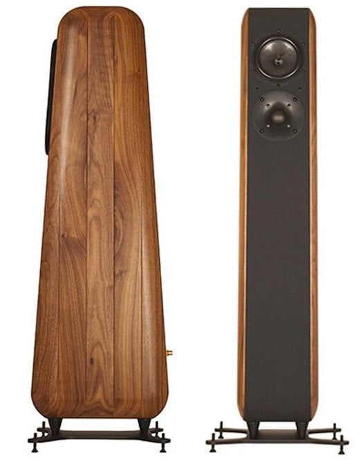 Chario Floorstanding Speakers Amelia Walnut on Sale