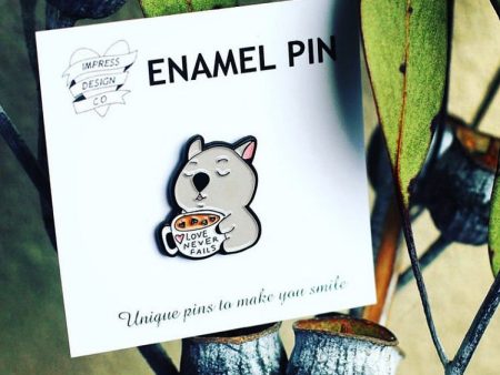 Winnie the Wombat Enamel  Pin For Cheap