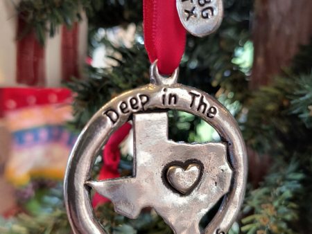 Pewter Ornament Deep in the Heart Online now