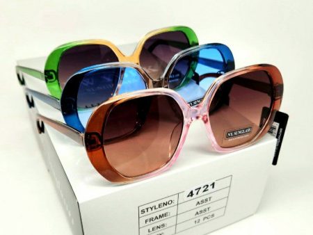 4721-Sunglasses(12 Asst Pieces Per Box) For Discount