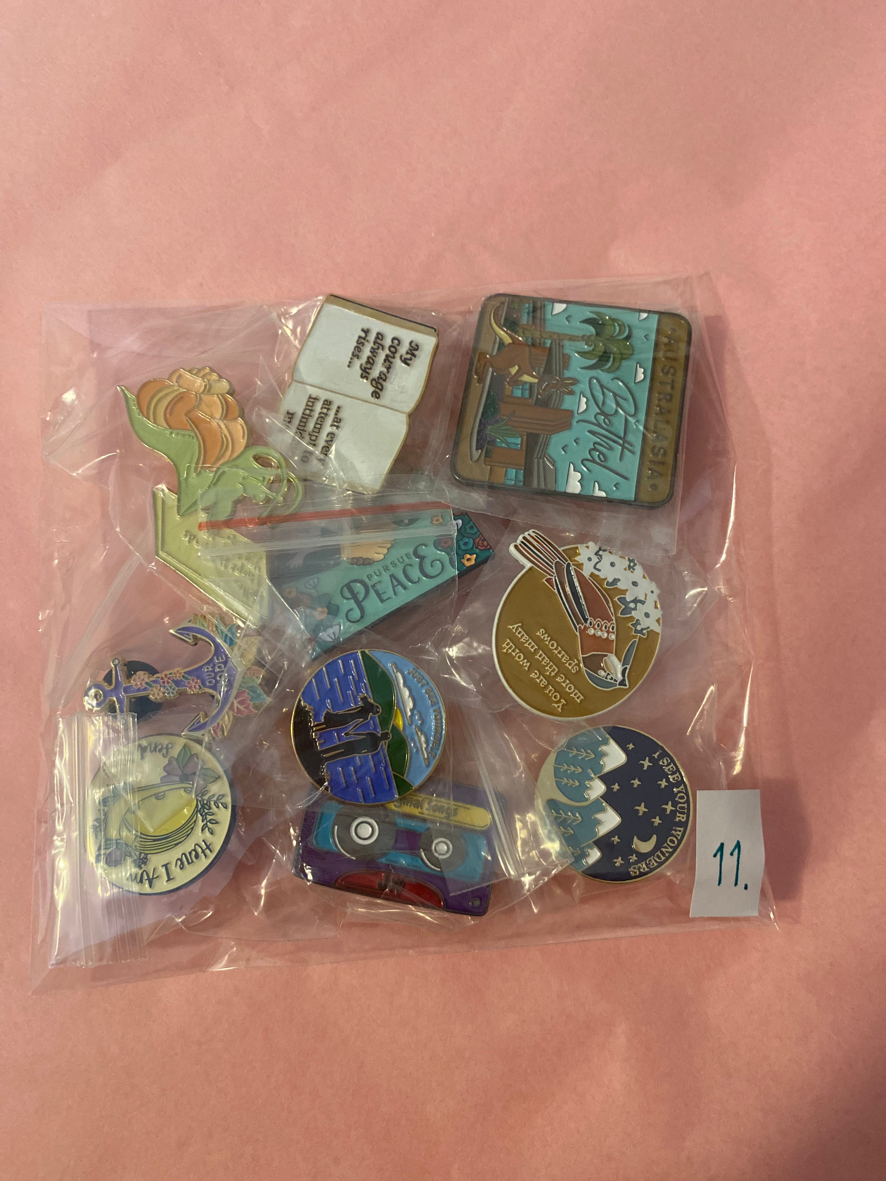 *** CLEARANCE *** BULK PIN PACK 10 PINS FOR $20 Online