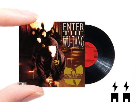 WU TANG CLAN ENTER THE WU TANG 【MINIATURE VINYL MAGNET COLLECTION 】 Hot on Sale