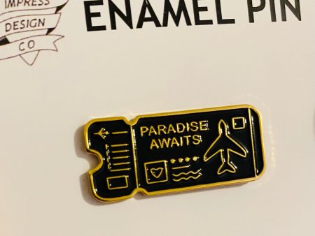 *** CLEARANCE *** Paradise Awaits Collectors Edition Enamel Pin Online Sale